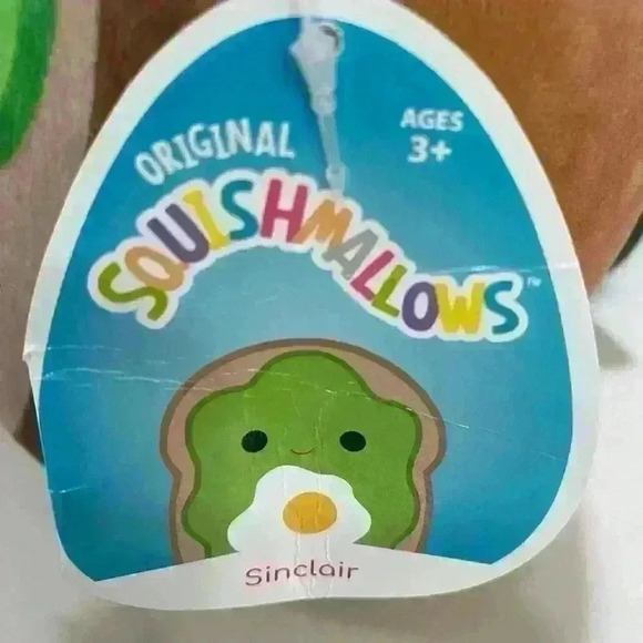 Sinclair The Avocado Toast with Egg Squishmallow - Picture 5 of 5